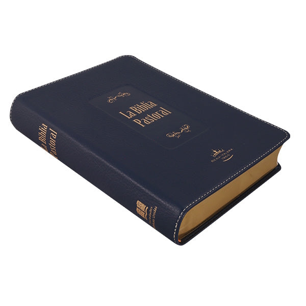 BIblia Reina Valera 1960 Letra Grande Pastoral Azul