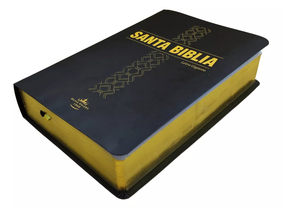 Biblia RVR1960 Letra Gigante Concordancia Semiflex Negra
