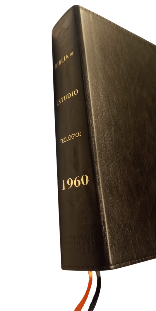 Biblia De Estudio Teológico Rvr 1960 Índice Grande Piel Genuina