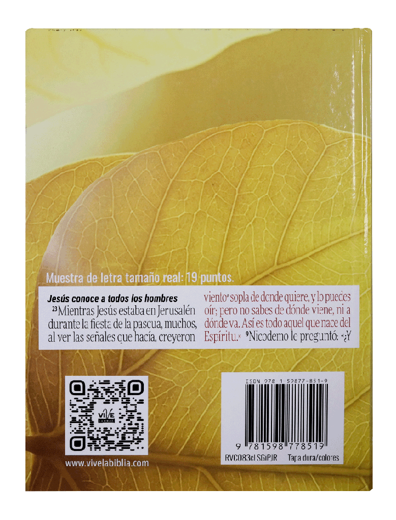 Biblia RVC Letra Supergigante 18 puntos Concordancia