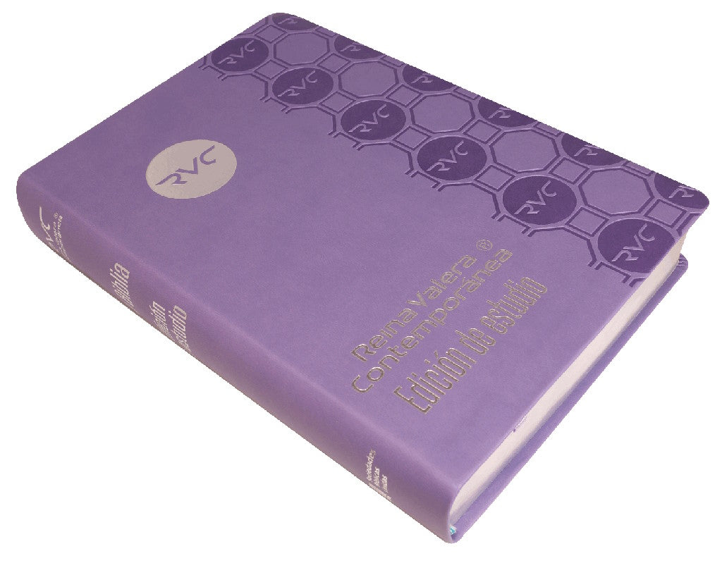 Biblia de Estudio Reina Valera Contemporánea morado