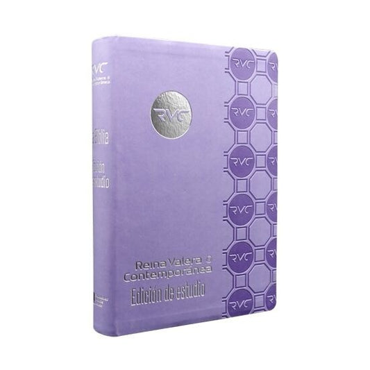 Biblia de Estudio Reina Valera Contemporánea morado