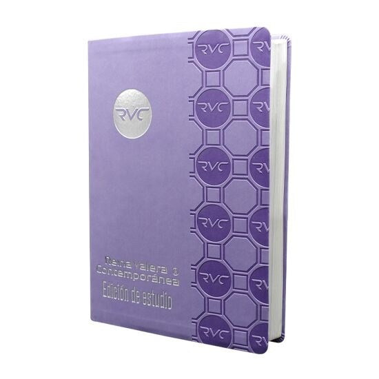 Biblia de Estudio Reina Valera Contemporánea morado