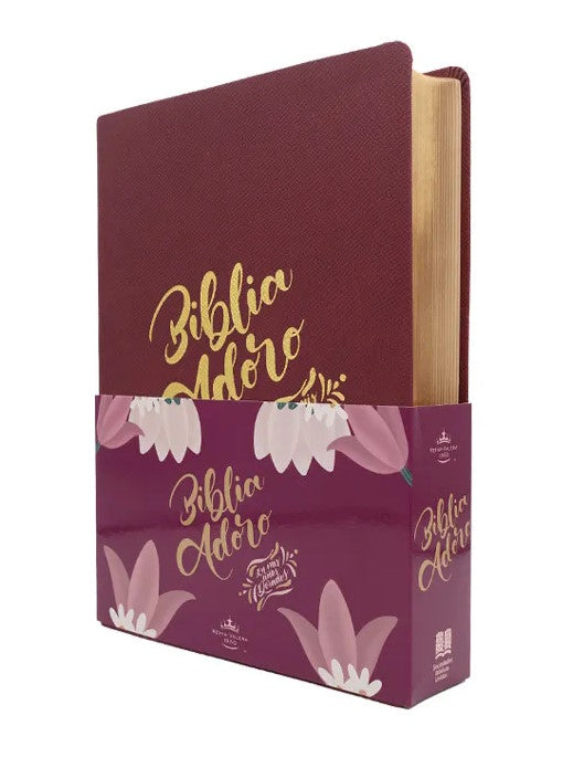 Biblia Adoro RVR 1960 12 puntos, 52 reflexiones, tapa dura