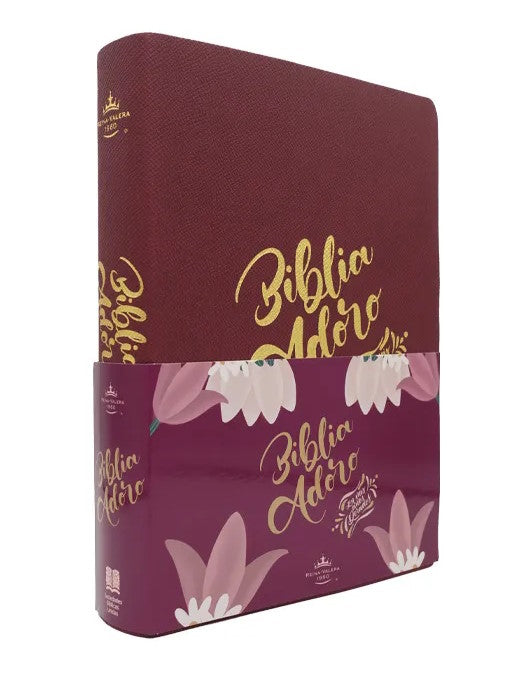 Biblia Adoro RVR 1960 12 puntos, 52 reflexiones, tapa dura
