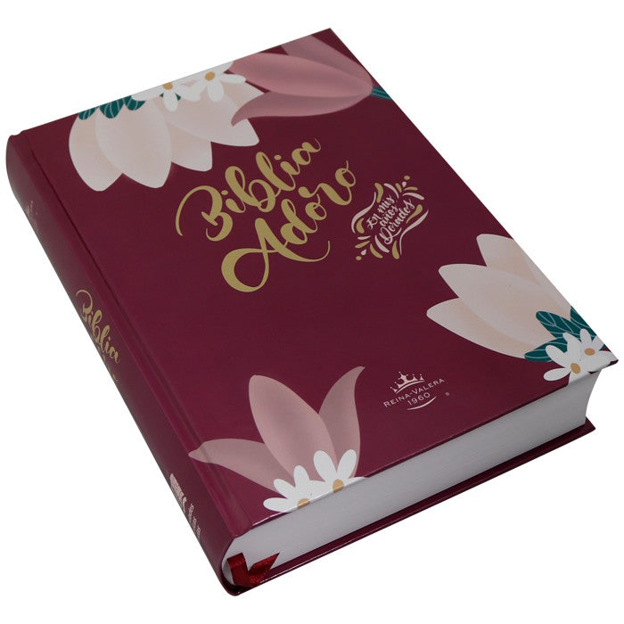 Biblia Adoro RVR 1960 12 puntos, 52 reflexiones, tapa dura