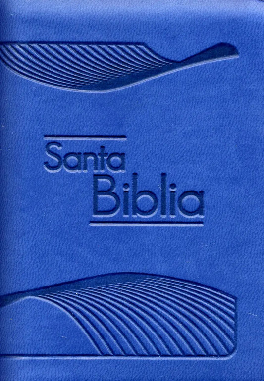 Biblia minibolsillo RVR1960 azul