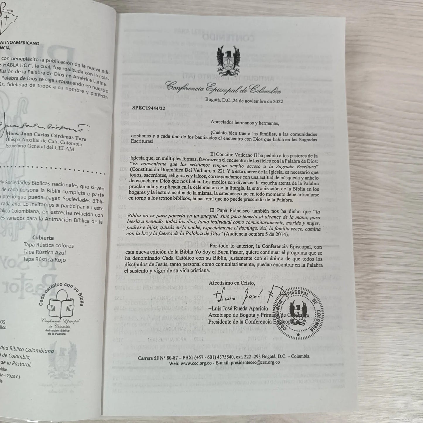 Biblia DHH edición católica, versión económica Buen pastor