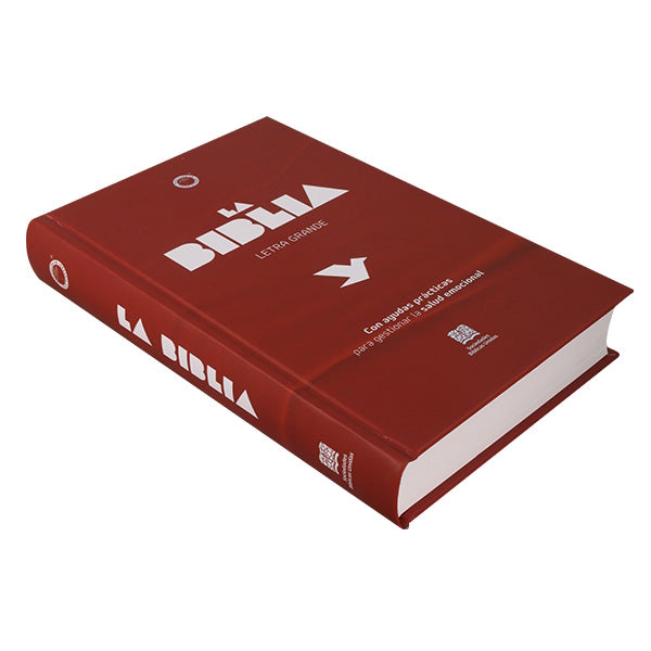 Biblia TLA Letra grande 12 puntos con ayuda emocional
