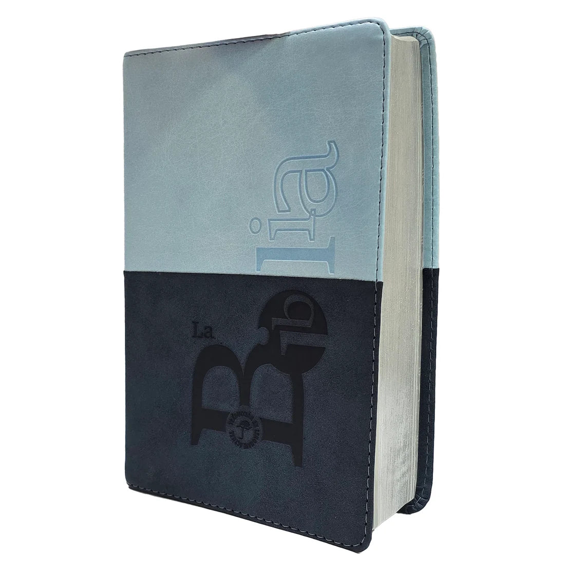 Biblia TLA Mediana Letra Grande 11 puntos Imitación piel Azul