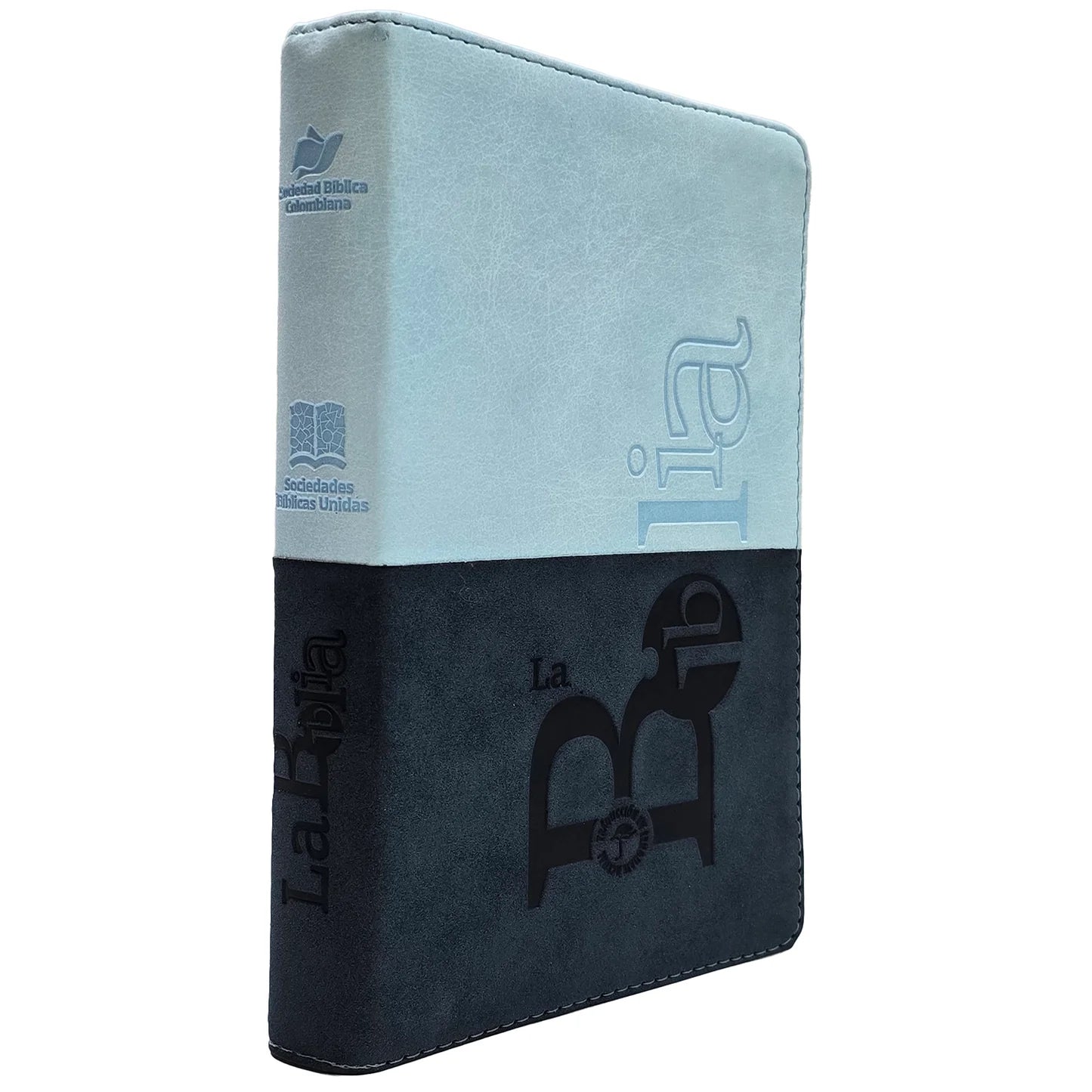 Biblia TLA Mediana Letra Grande 11 puntos Imitación piel Azul