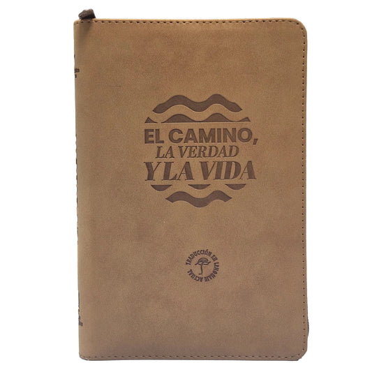 Biblia Tla Letra Grande Cierre Nuevo Creyente Café