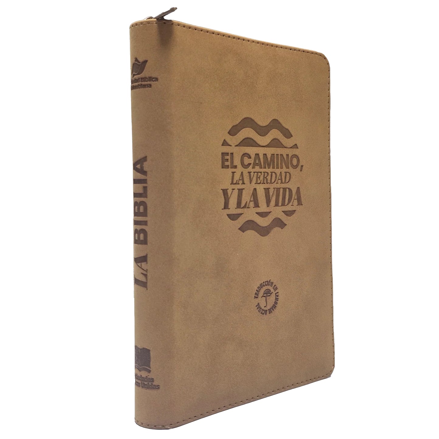 Biblia Tla Letra Grande Cierre Nuevo Creyente Café