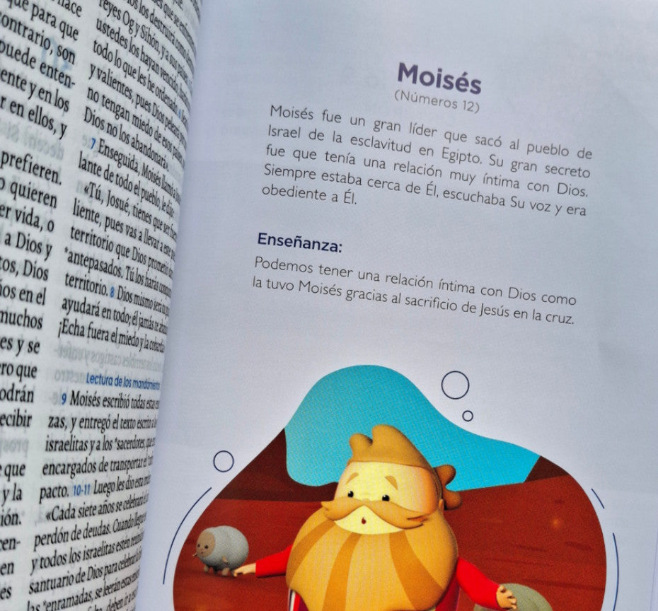 Biblia Infantil Tla Con Cierre Canto Rosado
