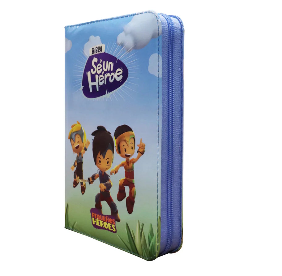 Biblia Infantil Tla Con Cierre Canto Azul