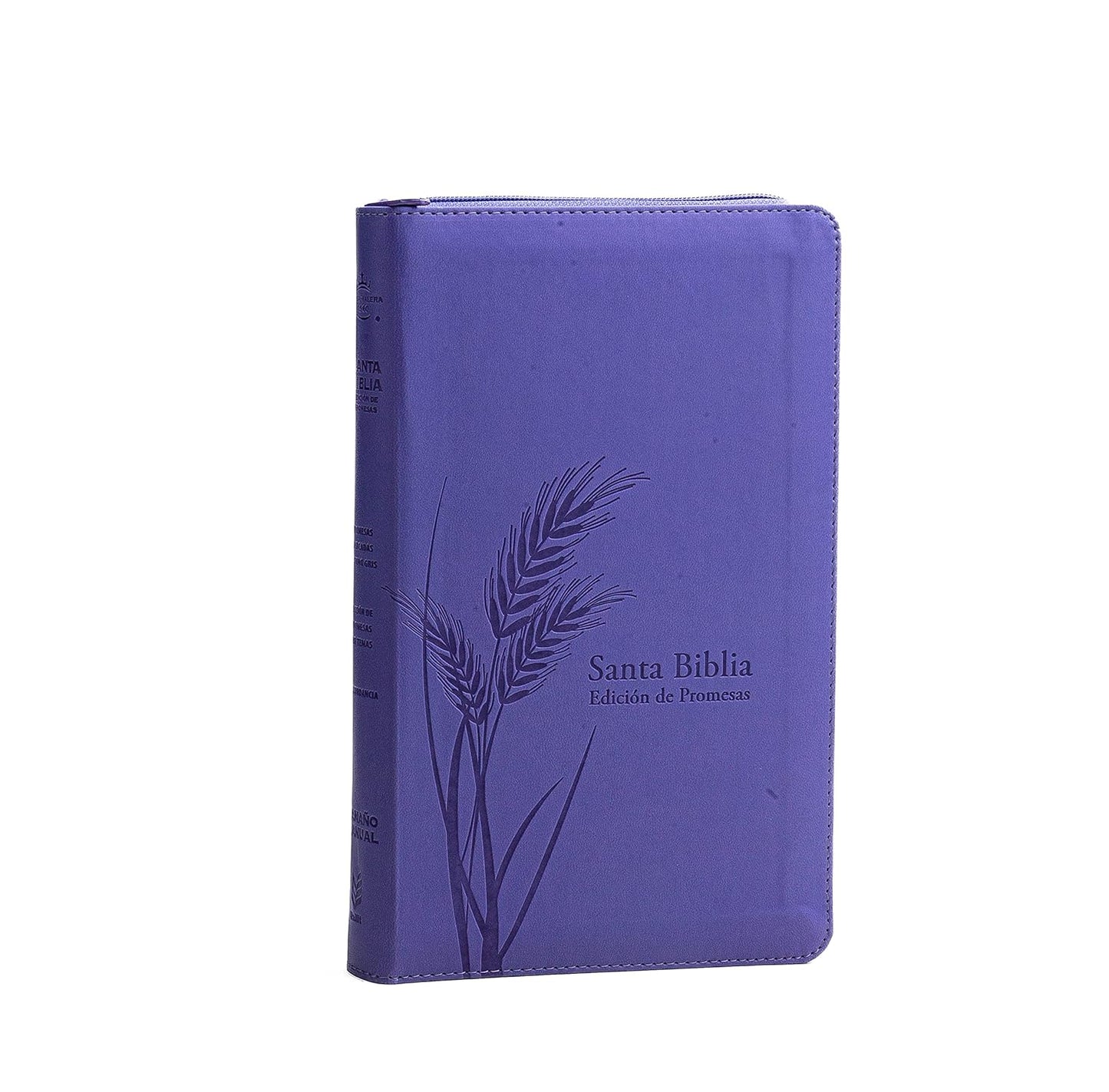 Biblia de Promesas Reina Valera 1960 Letra Grande con Índice y Cierre, Lavanda