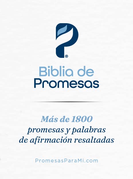 Santa Biblia de Promesas NVI, Tapa dura, Óleo azul