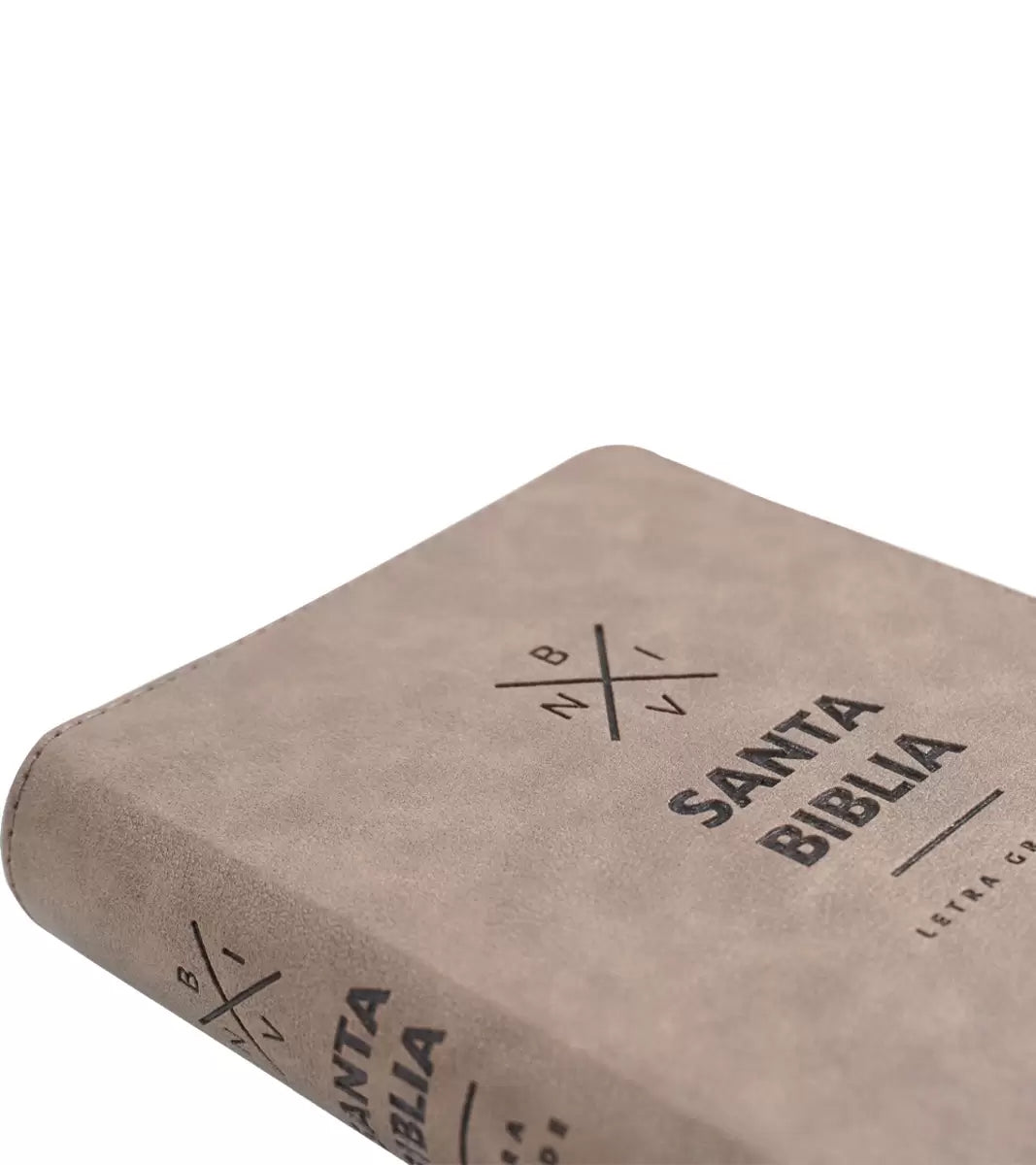 Santa Biblia NVI, Marrón, Piel Especial con Cierre, Compacta