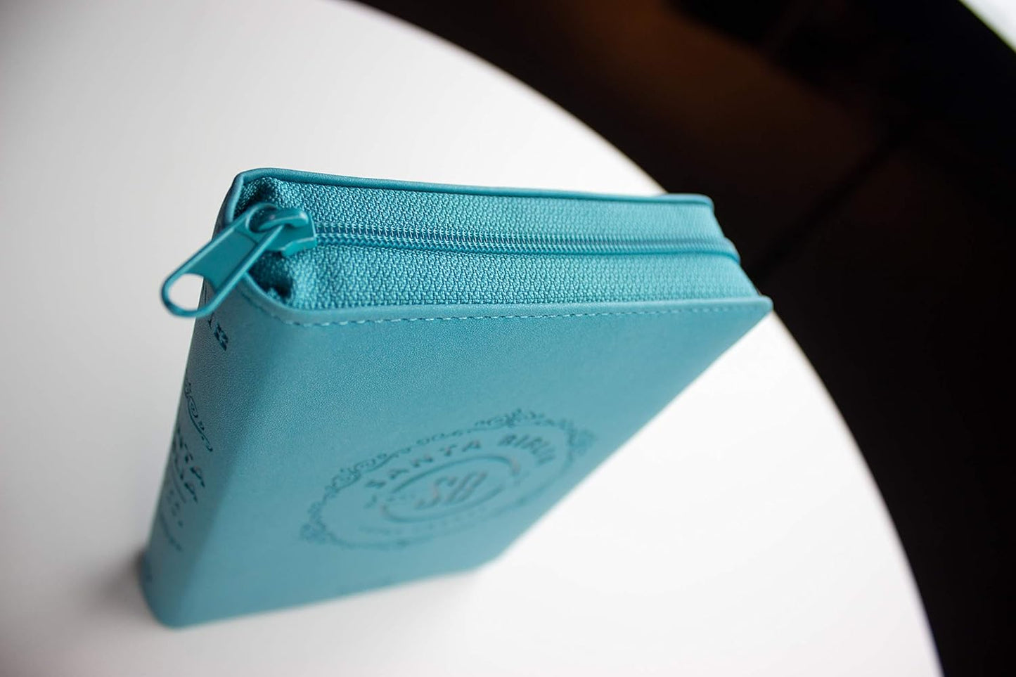 Santa Biblia Nvi Letra Grande Turquesa Con Cierre