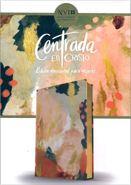 Biblia NVI Biblia Centrada en Cristo, matizada simil piel
