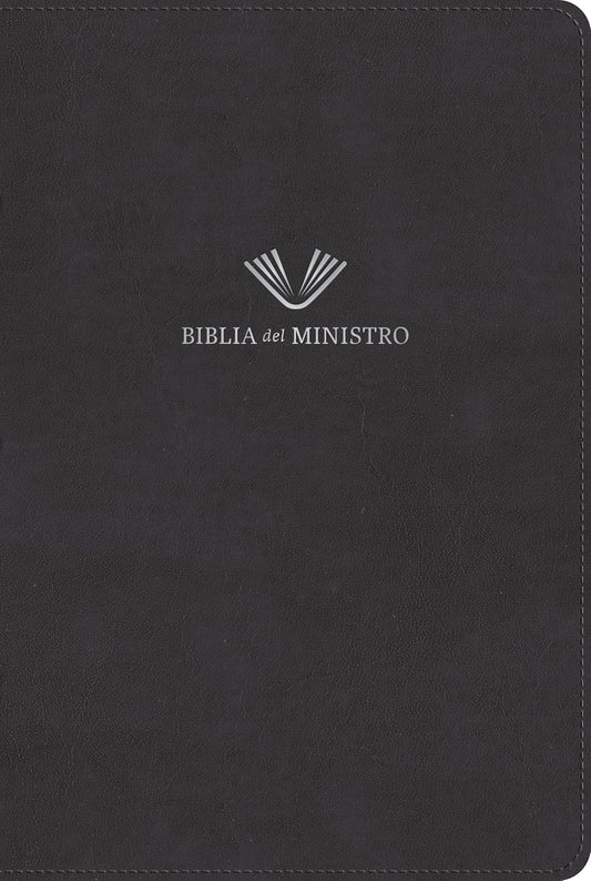 Biblia RVR 1960 Biblia del ministro, edicion ampliada, negro cuero sintético