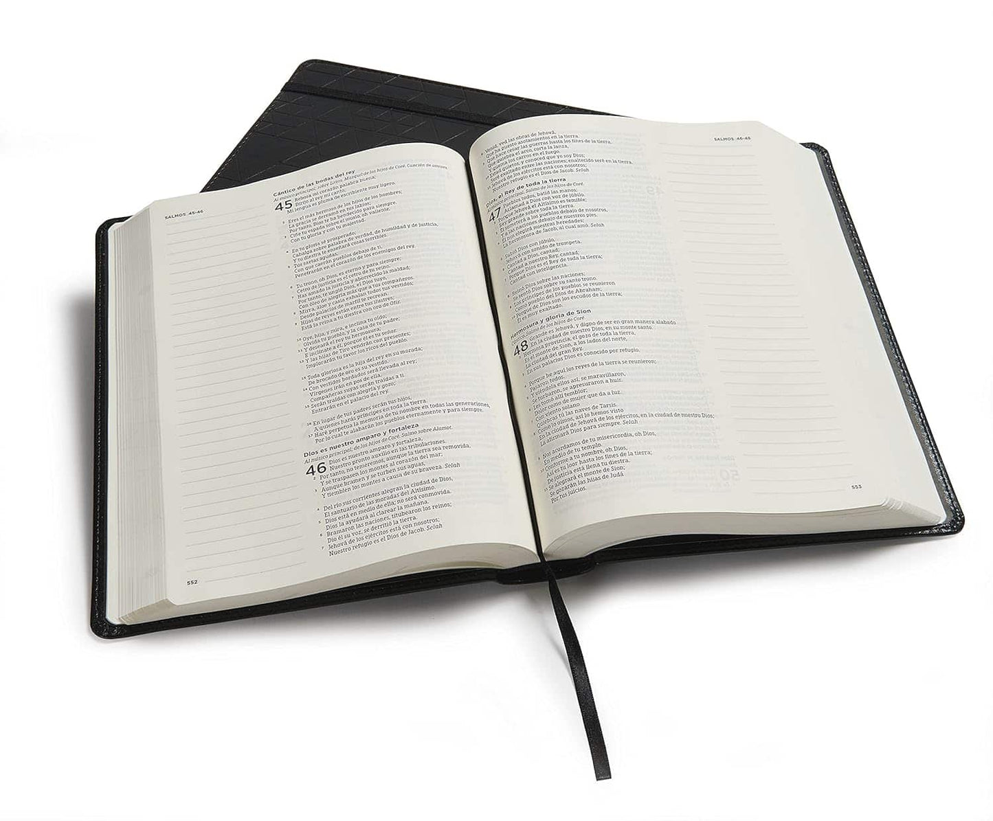Biblia Reina Valera 1960 de apuntes negro, simil piel