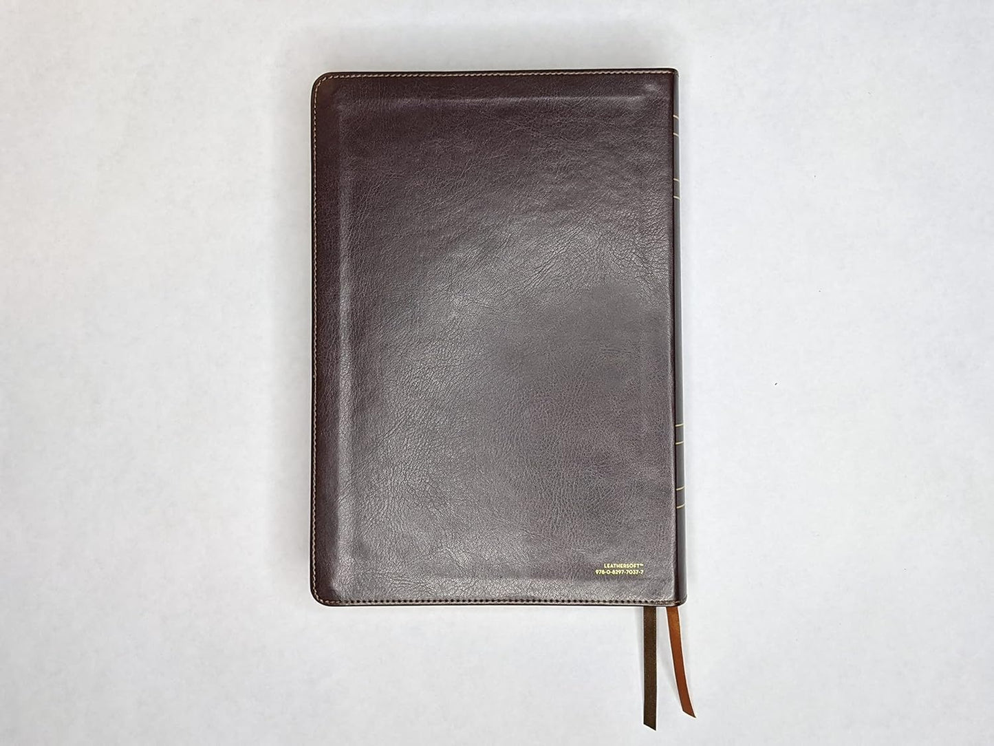 NBLA, Biblia de Estudio MacArthur, Leathersoft, Café