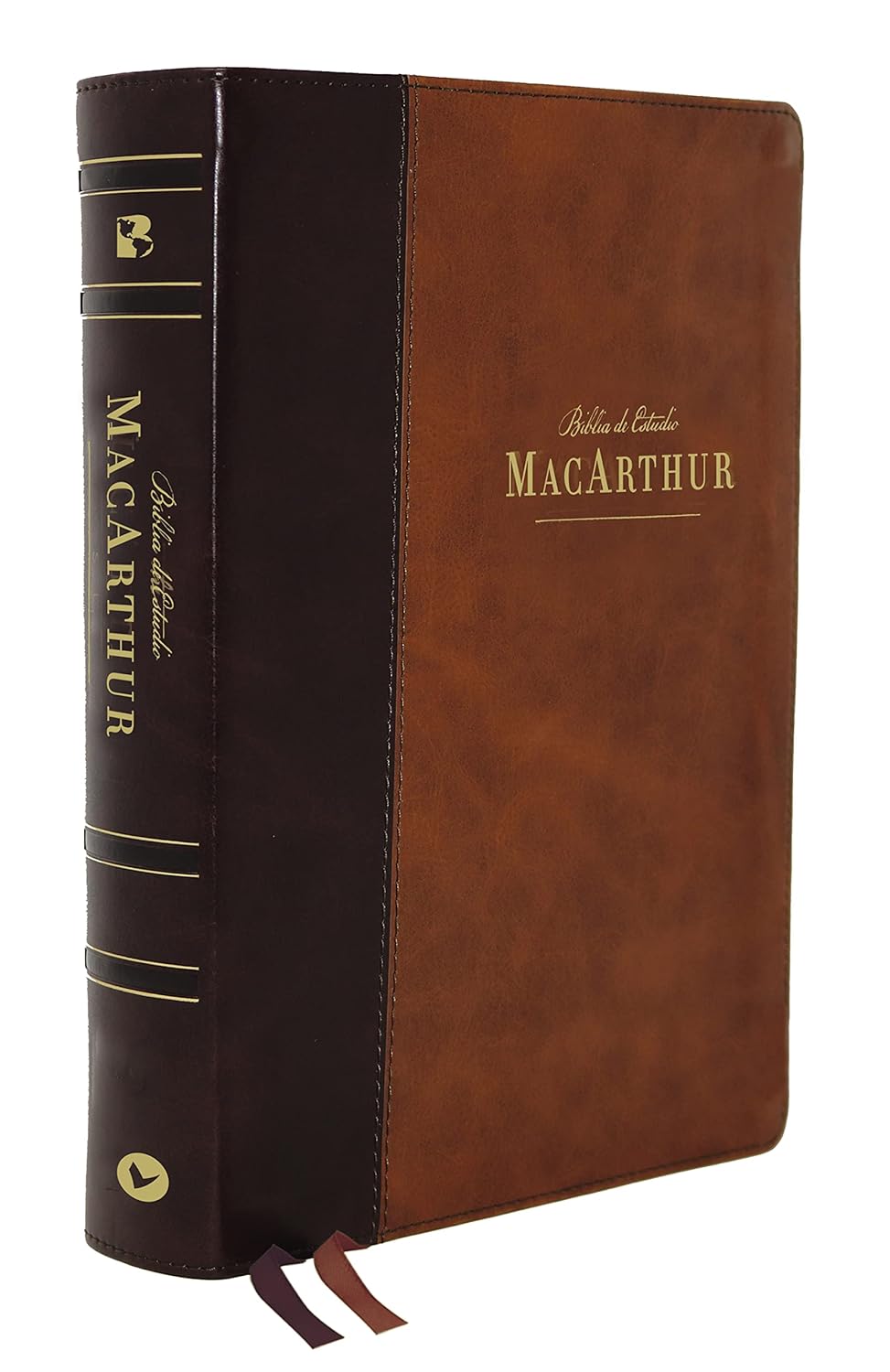 NBLA, Biblia de Estudio MacArthur, Leathersoft, Café