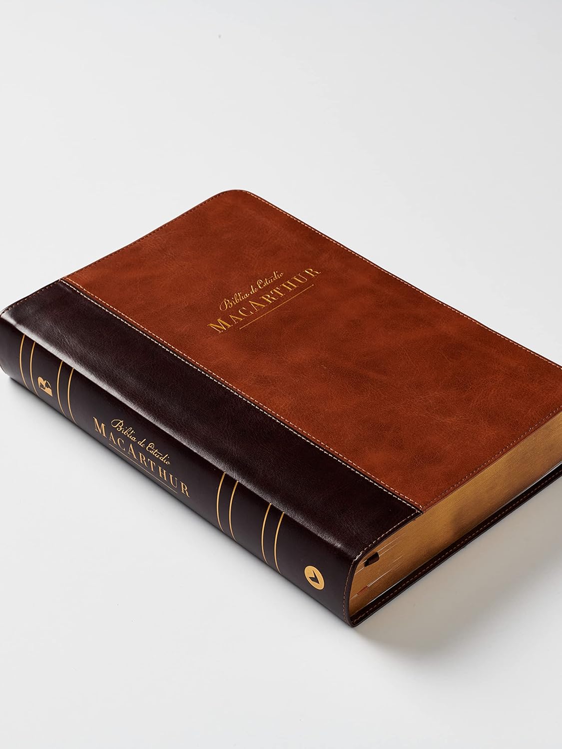 NBLA, Biblia de Estudio MacArthur, Leathersoft, Café