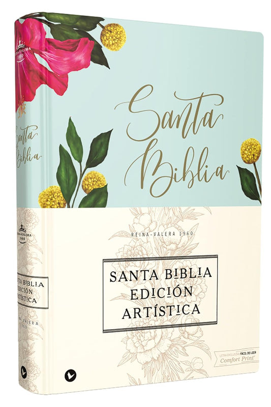 R60, Santa Biblia, Edición Artística, Tapa Dura/Tela, Floral