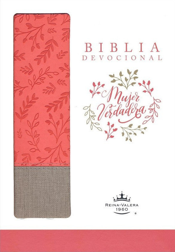 Biblia devocional Mujer Verdadera RVR60 duotono