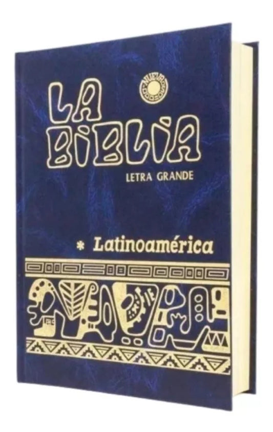 Biblia Latinoamericana Letra Grande Azul