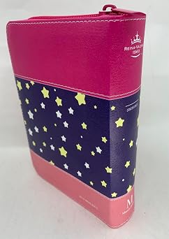 Biblia de Tamaño Bolsillo con Cierre RV1960 fucsia/rosa/turquesa para mujeres