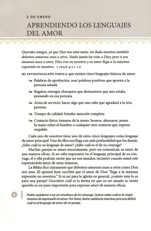 Devocional en un año: Los lenguajes del amor - Gary Chapman