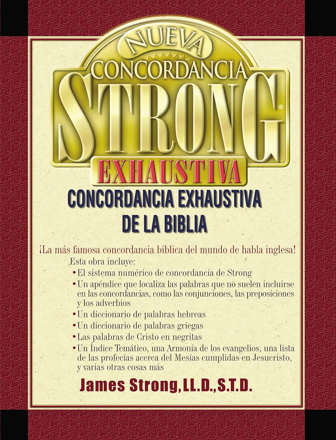 Libro Nueva Concordancia Strong Exhaustiva